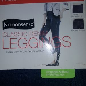 No-nonsense denim leggings